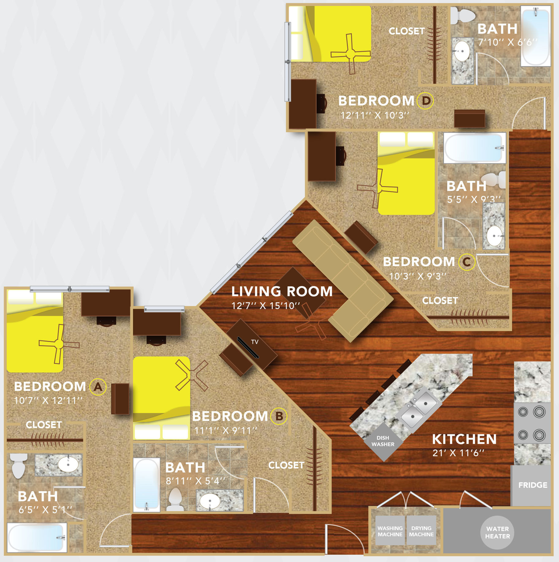 8N Lofts - 4 BEDROOM, 4 BATH