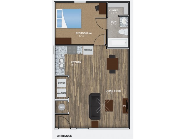 Annex - 1 BEDROOM, 1 BATH
