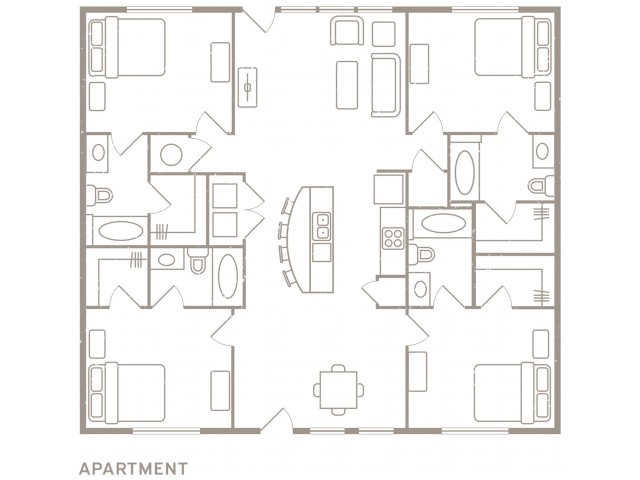 4X4 Apartment