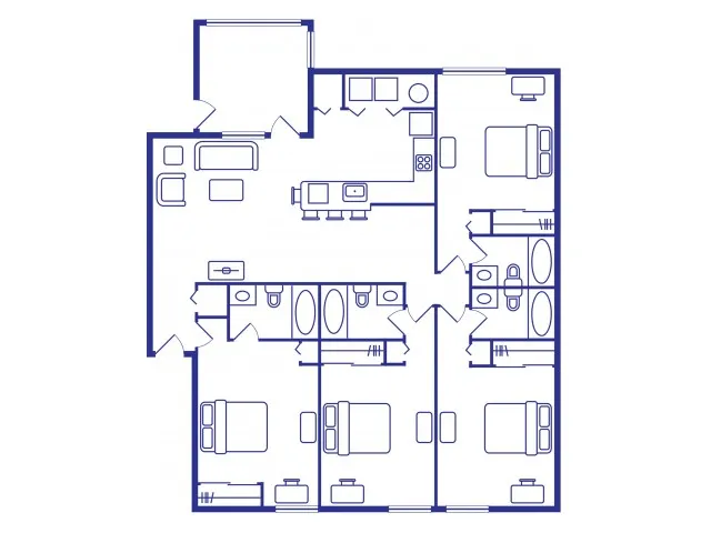 4 BEDROOM, 4 BATH