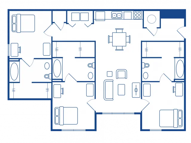 3 BEDROOM, 3 BATH