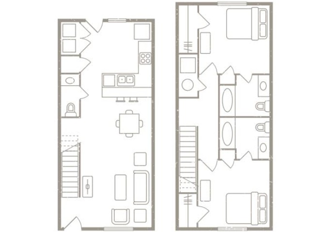 2x2 townhome