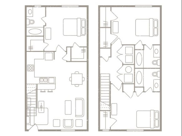 3x3 townhome