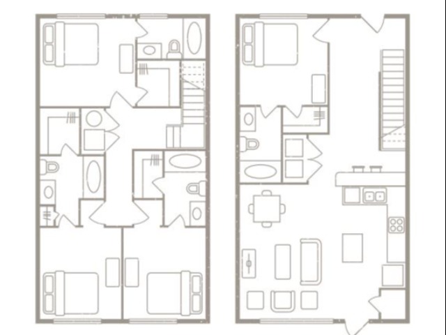 4x4 townhome