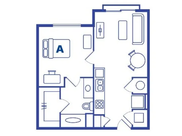 1 Bedroom, 1 Bath
