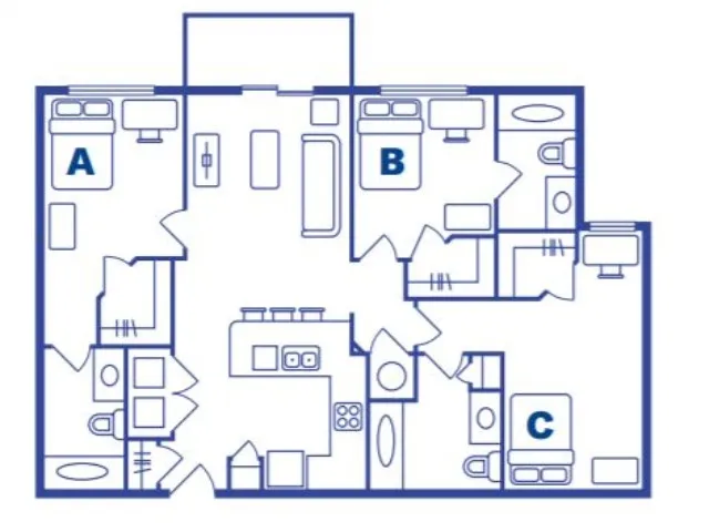 3 Bedroom, 3 Bath