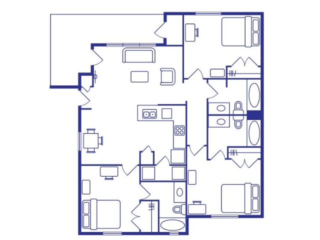 3 BEDROOM, 3 BATH