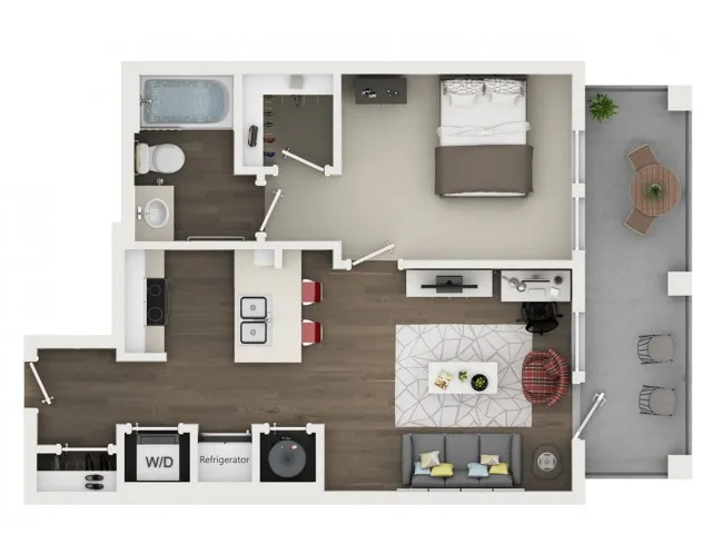 Archive Oxford - 1 BEDROOM, 1 BATH