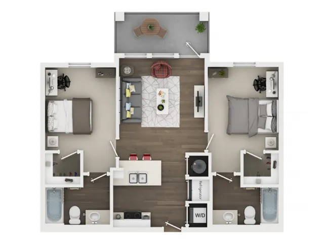 Archive Oxford - 2 BEDROOM, 2 BATH