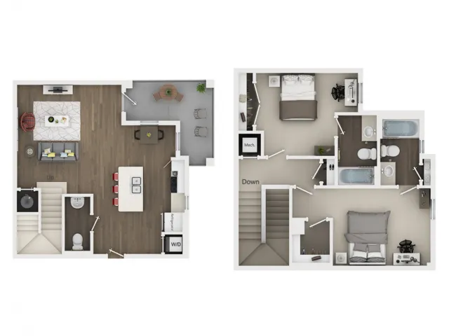 Archive Oxford - 2 BEDROOM, 2.5 BATH TOWNHOME