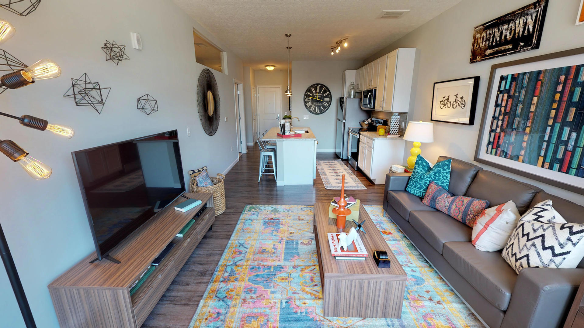 Image of Flat Screen TV in Unit for Luxe Belle