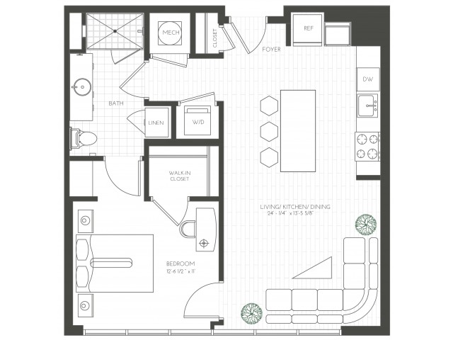 One Bedroom Corner Beverly Suite | Beverly Hills Hotel | Beverly Wilshire