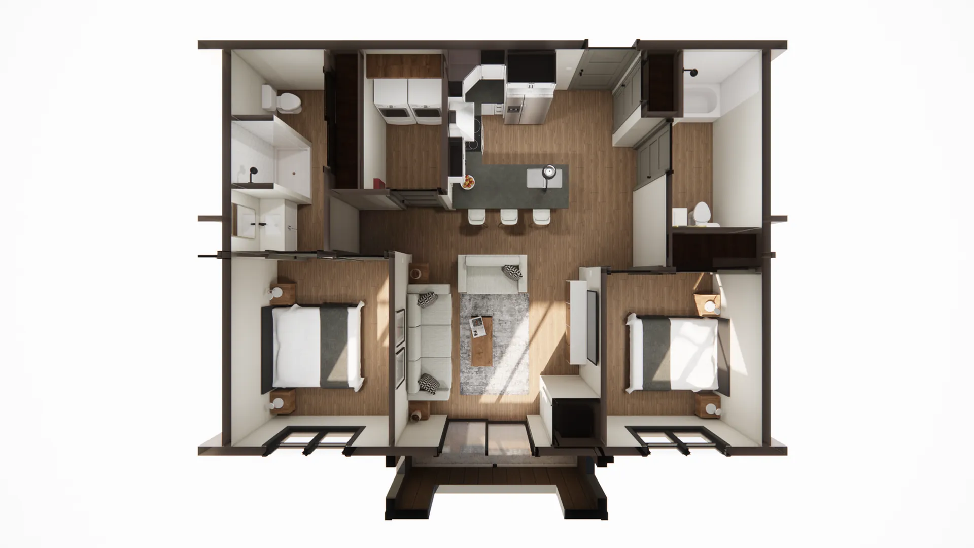 2 Bedroom 2 Bathroom