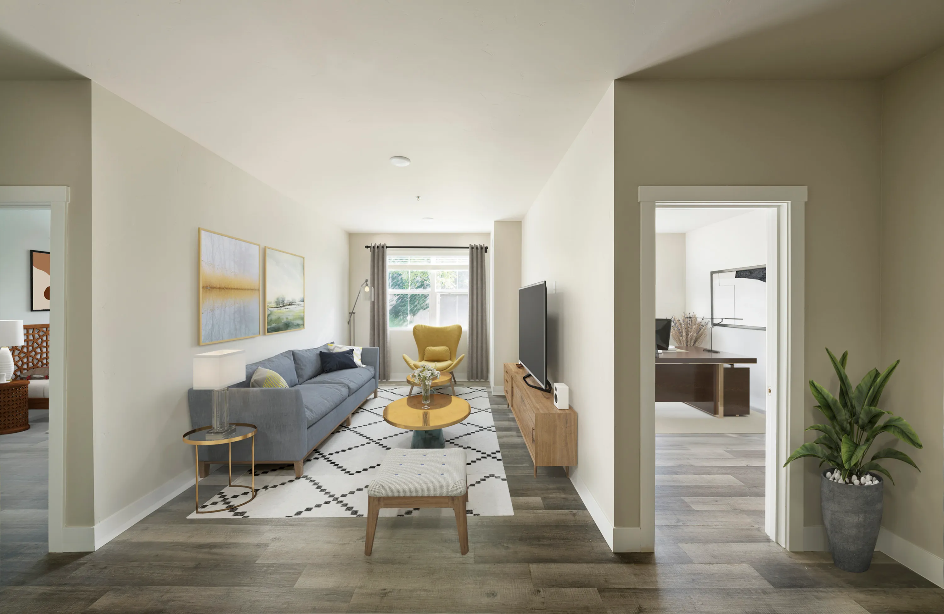 Distinctive hardwood style flooring