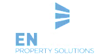 Entrust Property Solutions logo with a modern, geometric design in blue and white.