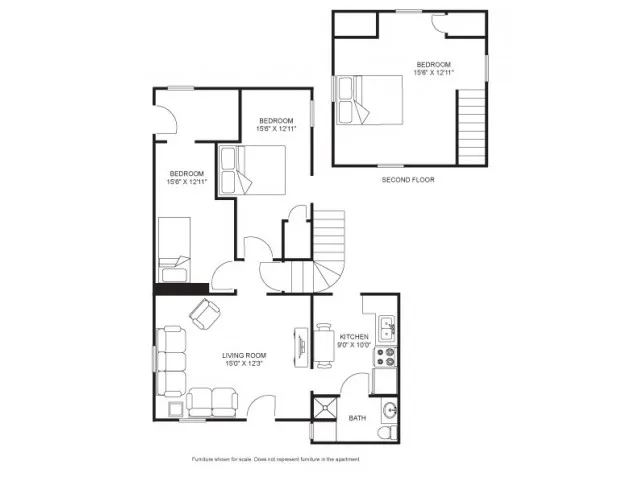 Carriage House - 3 Bedroom, 1 Bathroom
