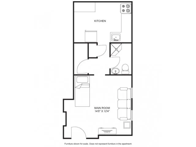 Carriage House - Studio, 1 bathroom