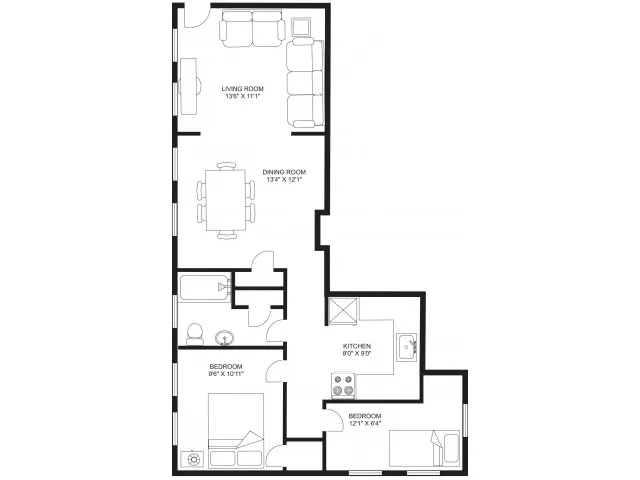 Koval House - 2 Bedroom, 1 Bathroom