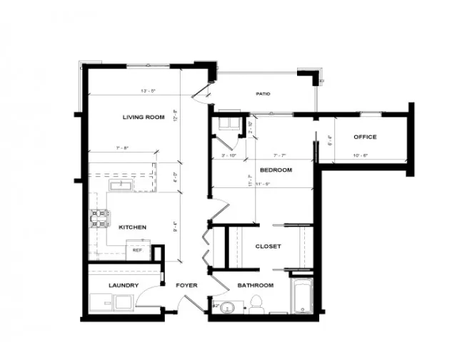 1 Bedroom + Den
