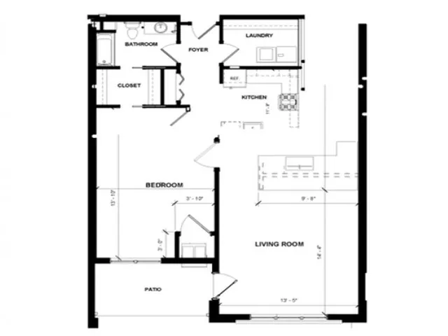 2 Bedroom/ 2 Bathroom