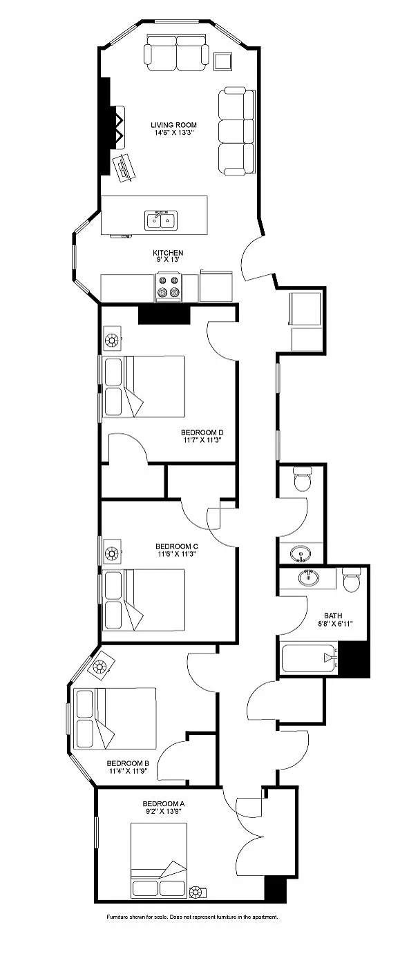 Blied 4 bed floorplan
