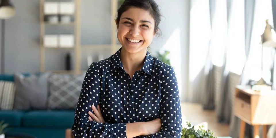 Smiling woman