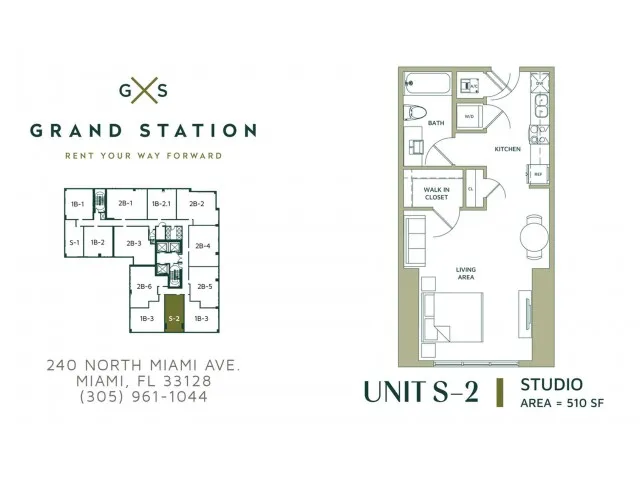Studio 2 | Apartment in Miami | Grand Station
