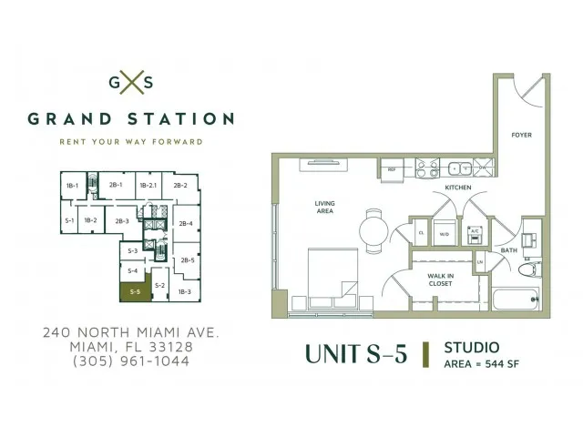 Studio 5 | Apartment in Miami | Grand Station