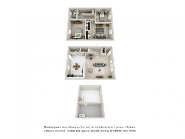 Floor Plan 8 | Apartments for Rent in Mount Prospect | The Residences at 1550
