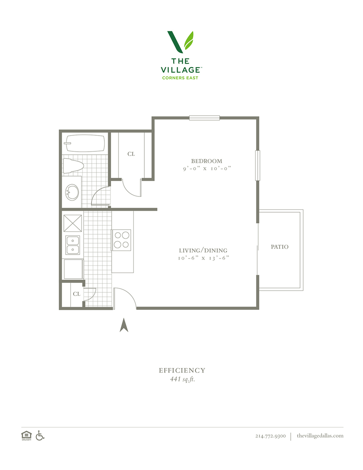Studio - 441sqft