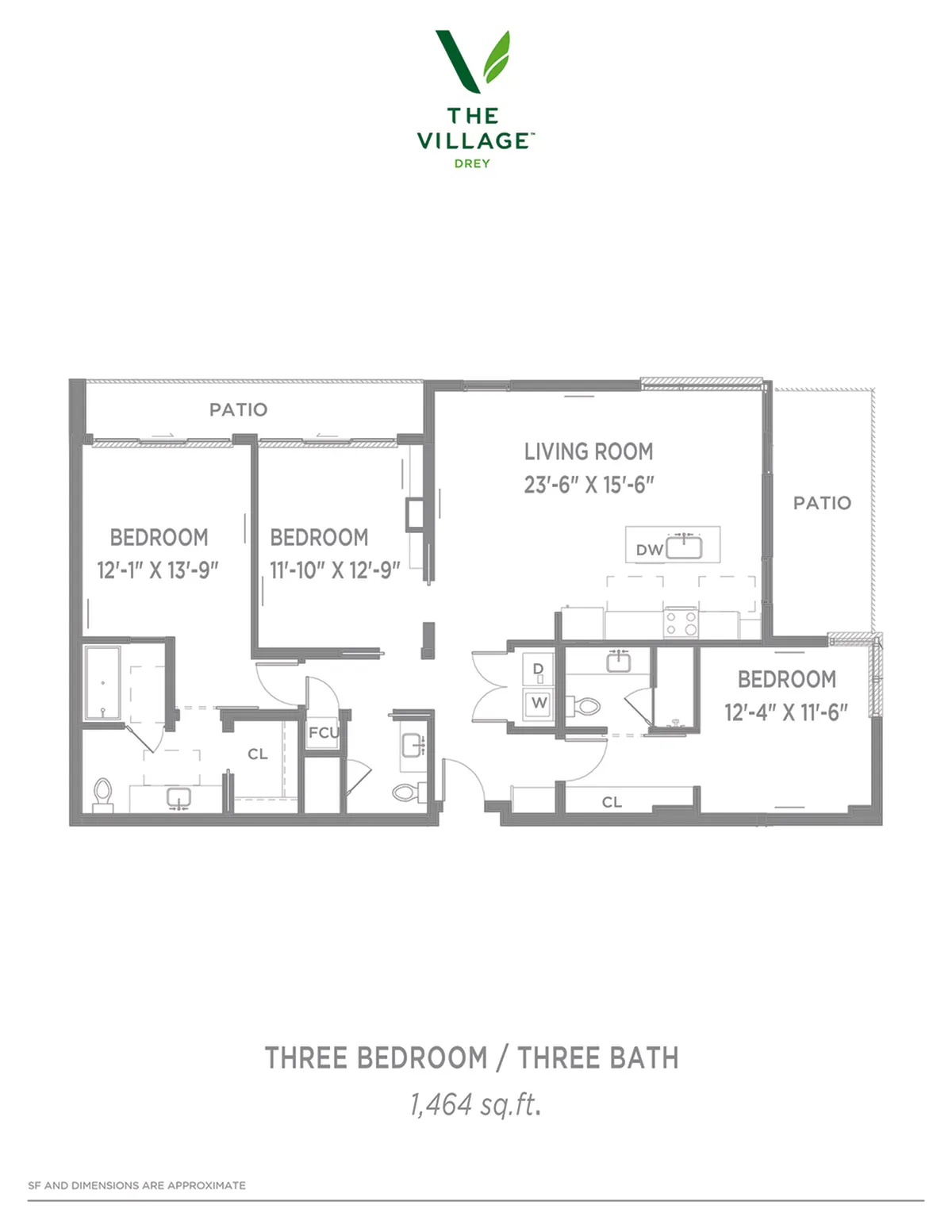 3BR_A 1464sqft