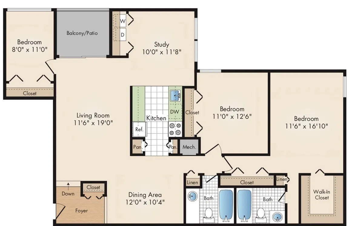 The Magnolia 3br2ba