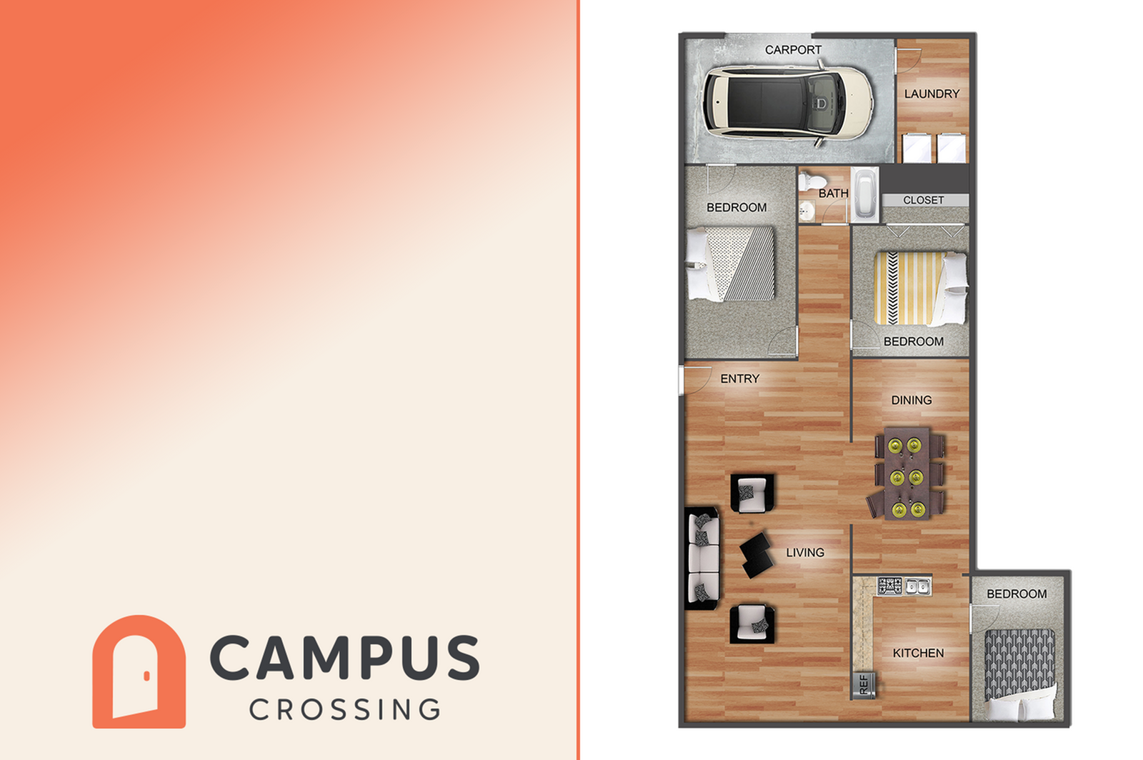 Campus Crossing Apartments For Rent in Las Vegas, Nevada