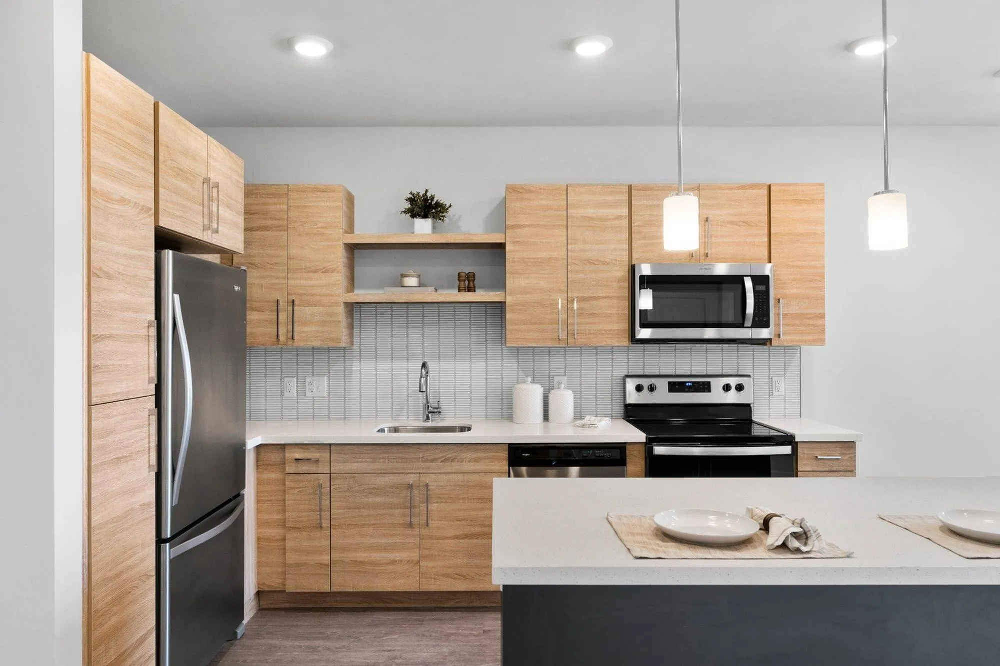 View of Park Avenue Apartments Kitchen