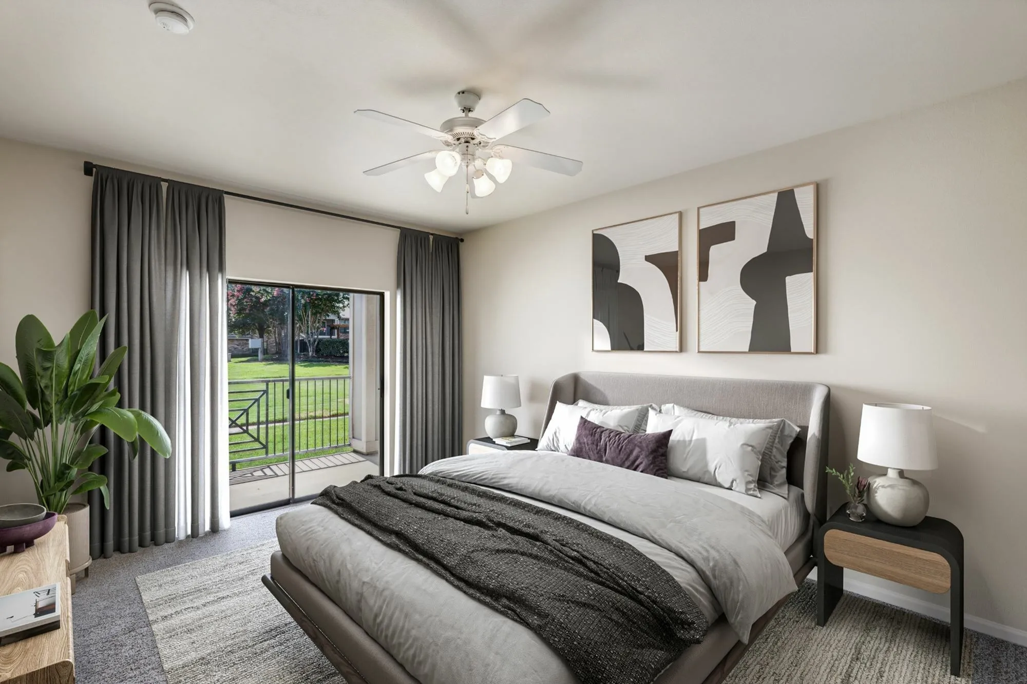 Enclave on Golden Triangle Master Bedroom with Balcony