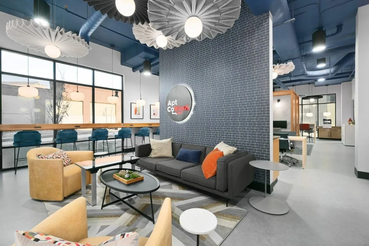 View of Apt CoWork Showing Lounge Area Seating