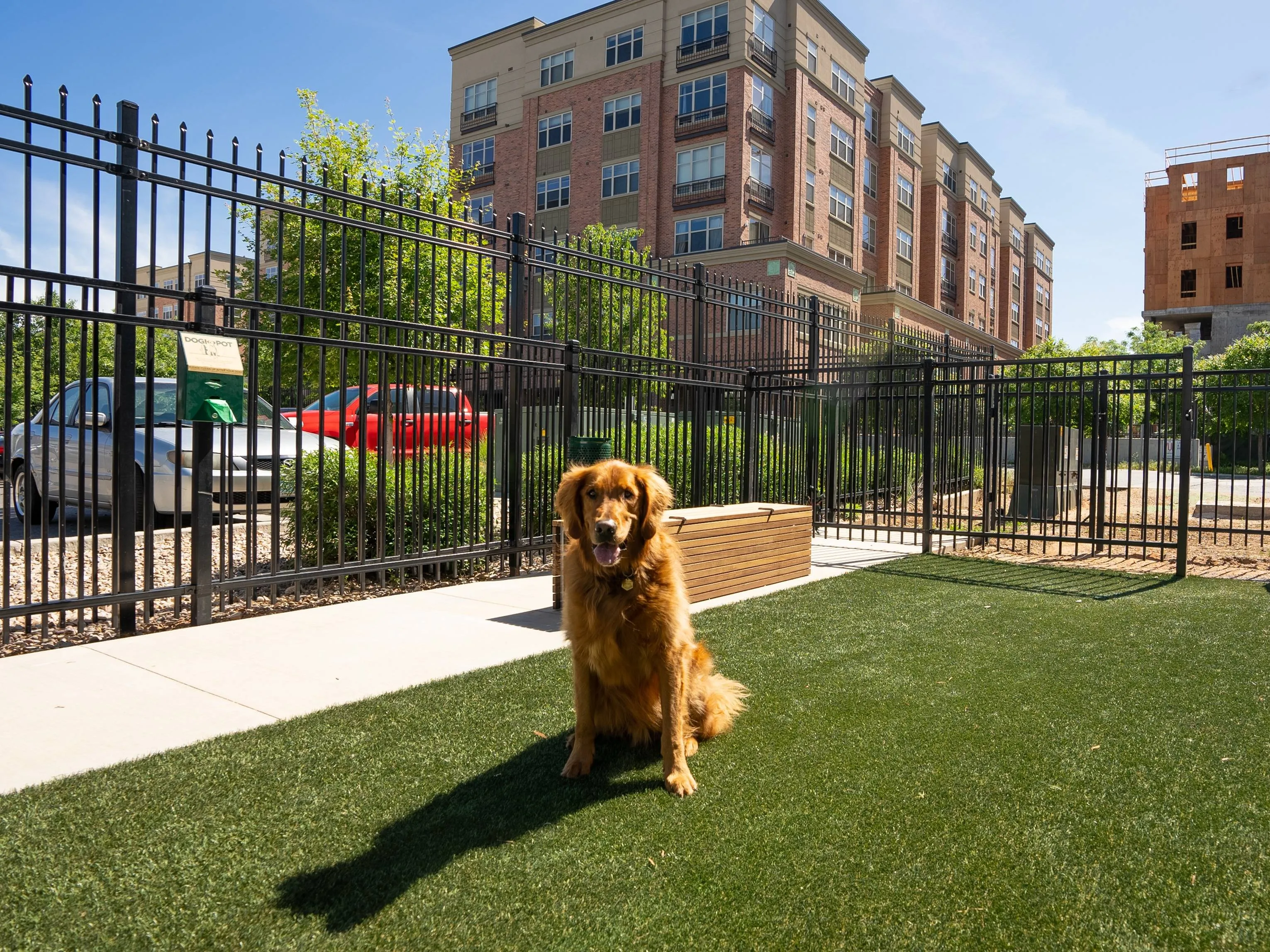 View of Pet Park at Sugarmont Apartments