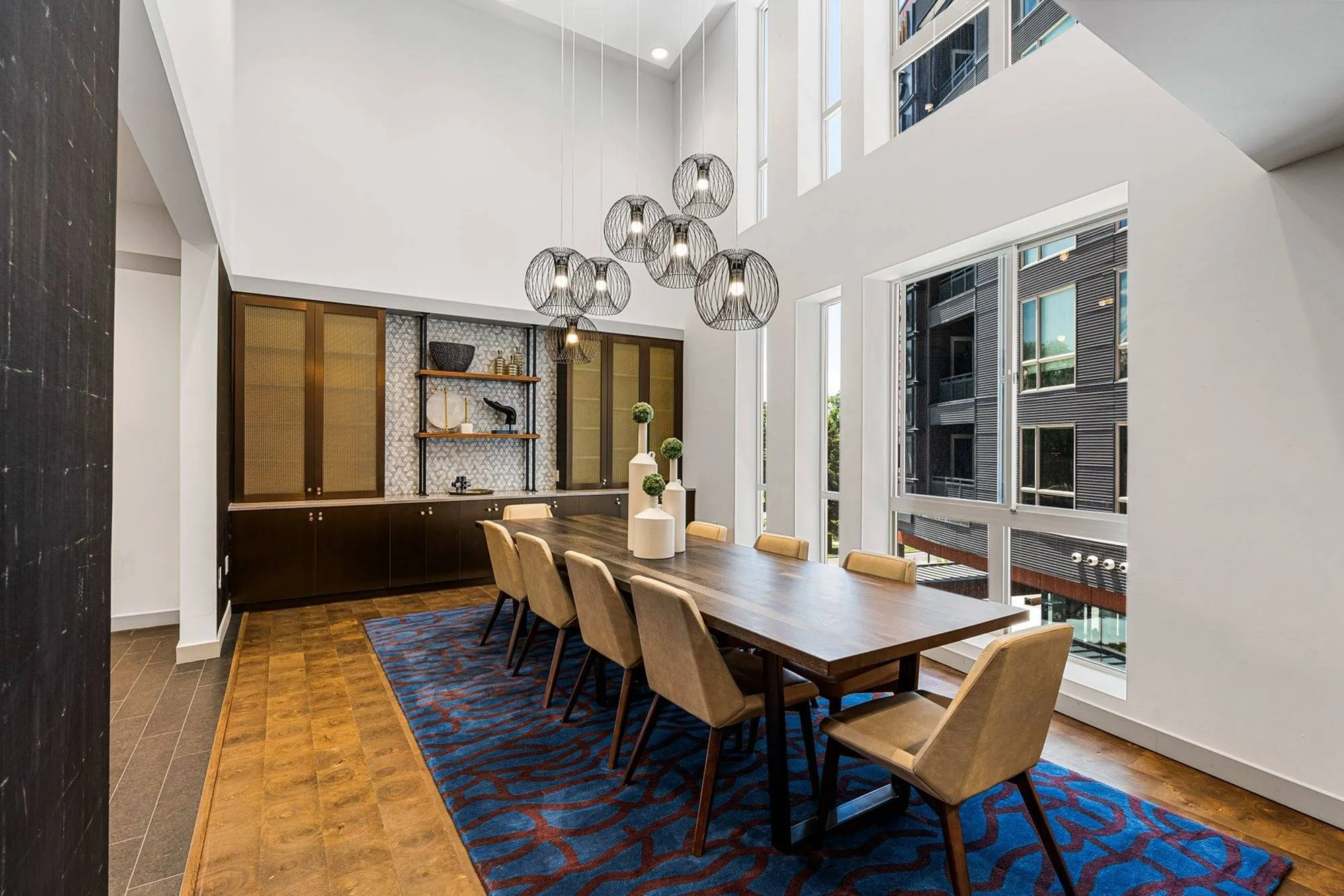 View of Resident Dining Area Adjacent to Chef Demo Kitchen