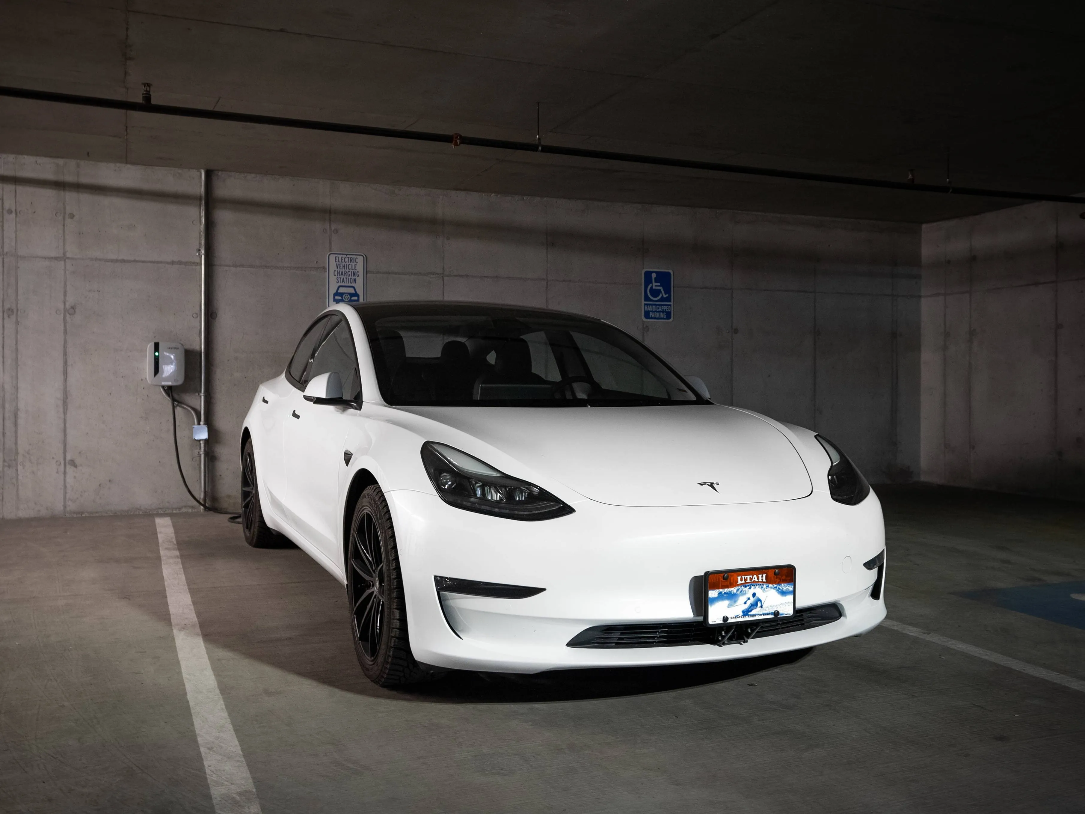 View of Charging Station at Sugarmont Apartments