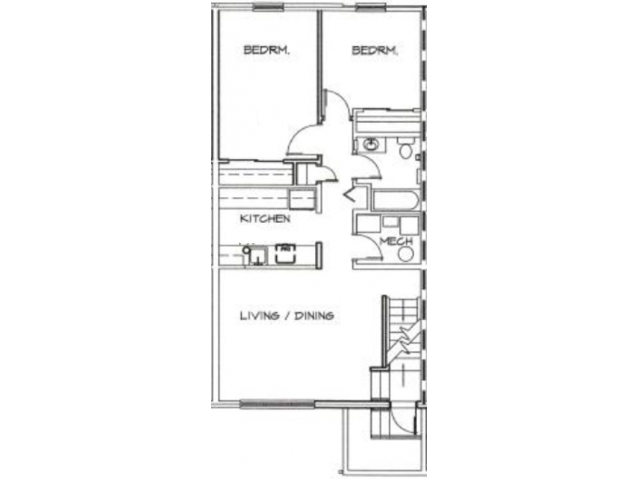River Commons Apartments, Wilmington, DE 3 Bedroom