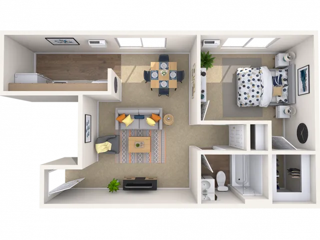 Large 1 Bedroom