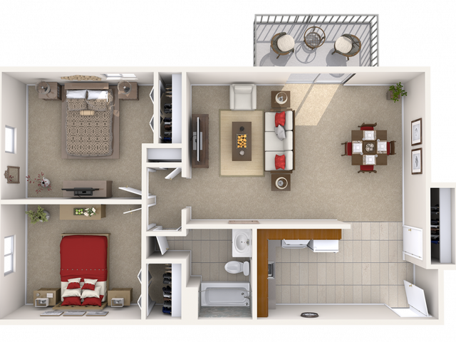 2 bedroom
