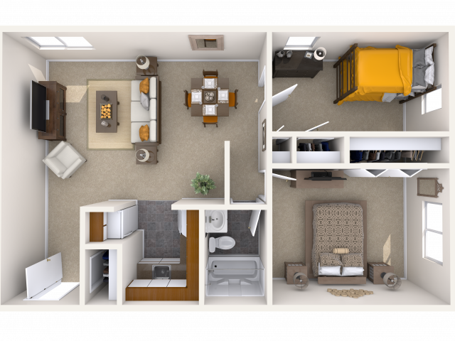 2 bedroom