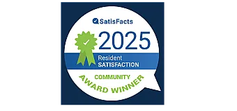 SatisFacts 2025 Resident Satisfaction Award Winner