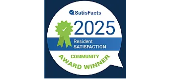 SatisFacts 2025 Resident Satisfaction Award Winner