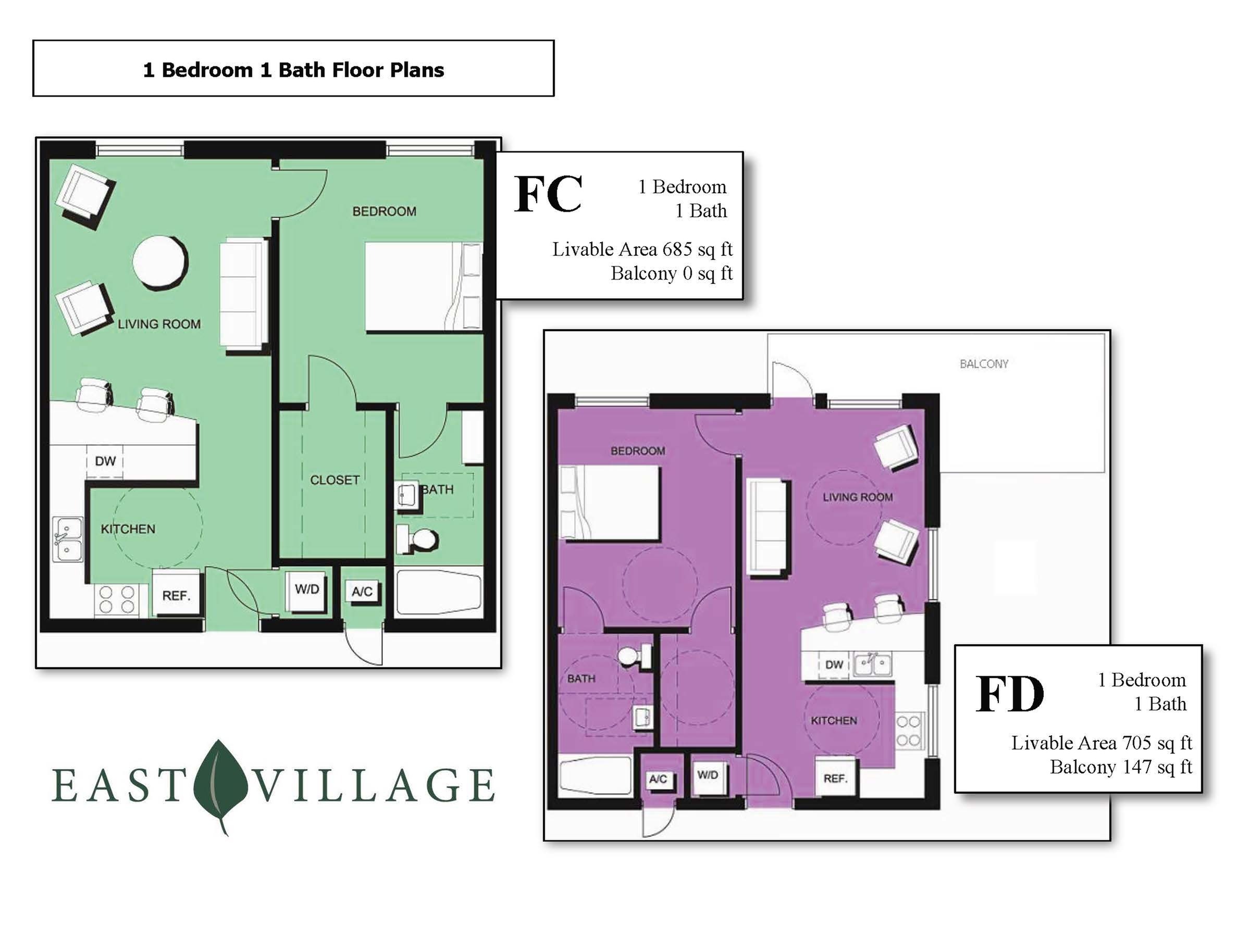East Village 1 Bedroom Flats