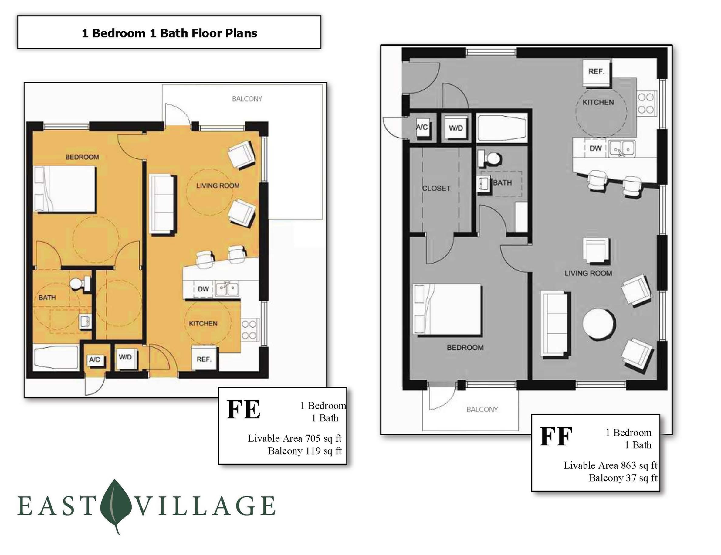 East Village 1 Bedroom Flats
