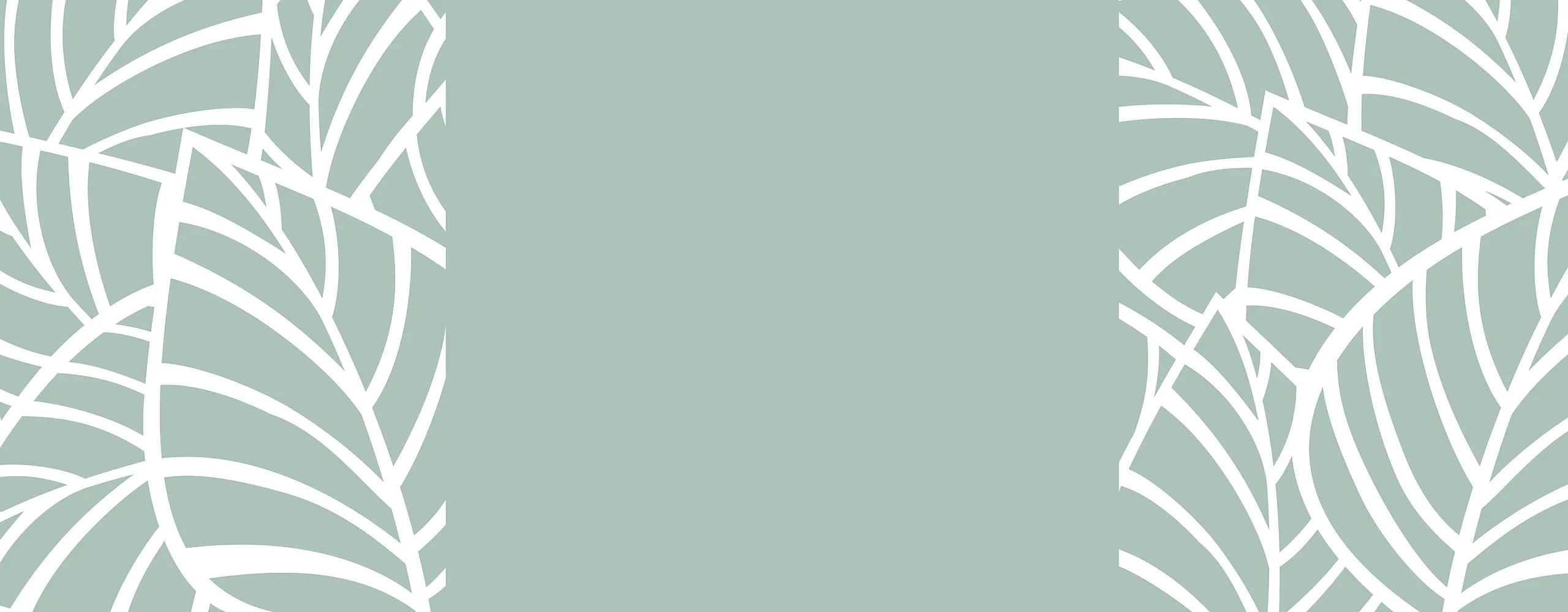 Elegant abstract leaf pattern with a soothing pale green background, perfect for a modern and calming interior design.