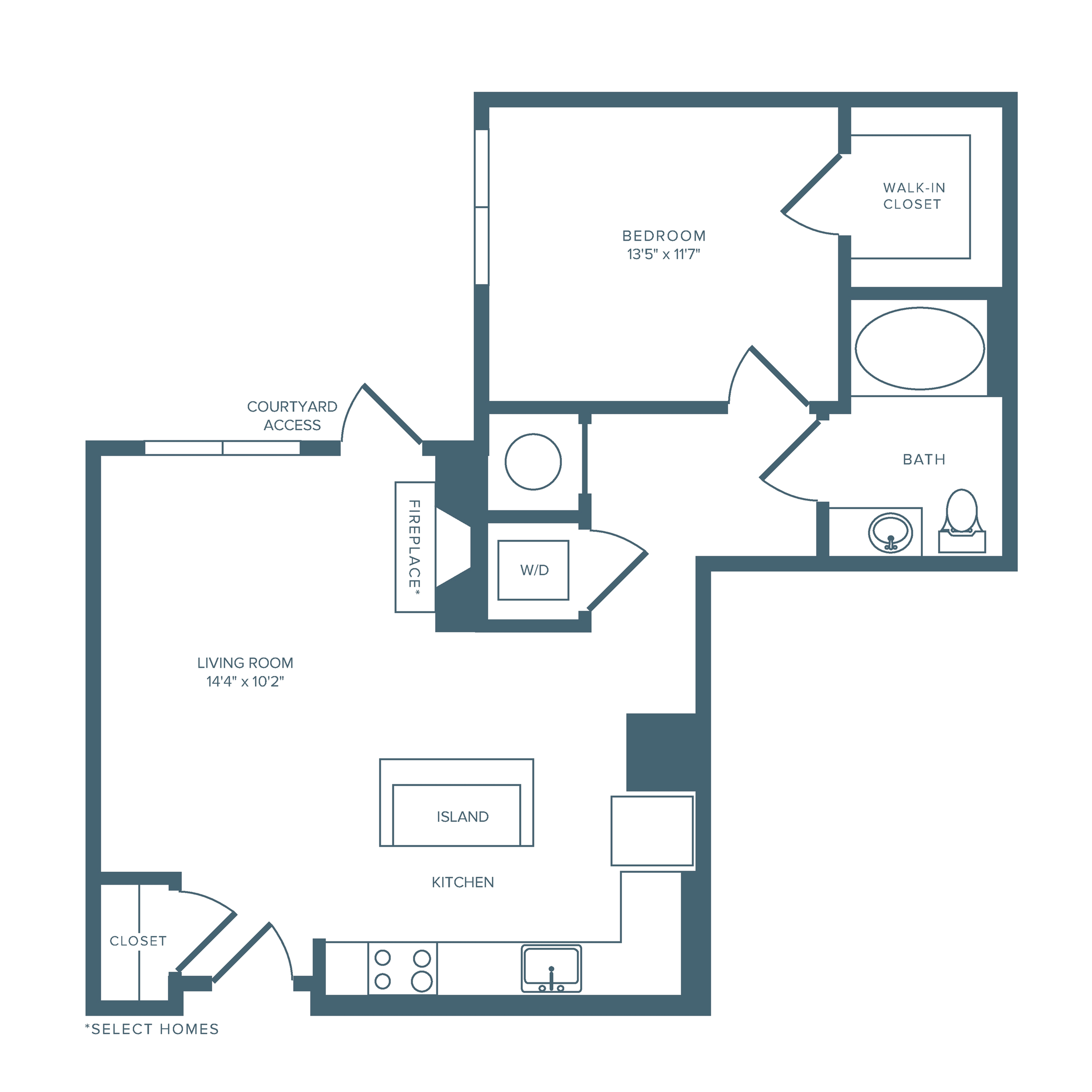 A03 Classic 1 Bed Apartment Alister Deco