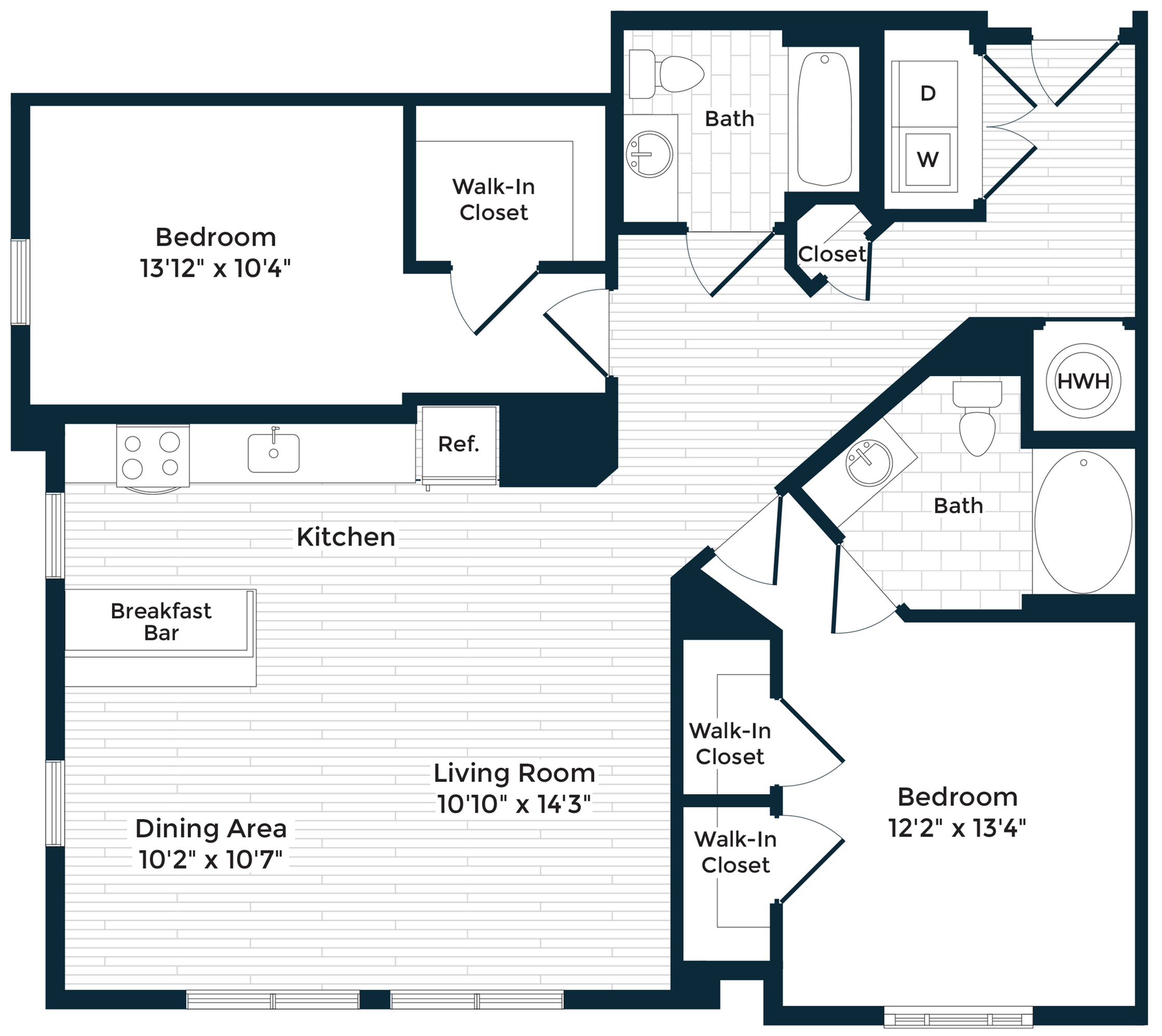 B12 2 Bed Apartment Alister Deco